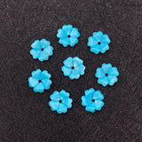Dyed Shell Flower Loose Beads for DIY Jewelry Earrings