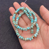 Turquoise Bead Spacer Charm for Jewelry Making