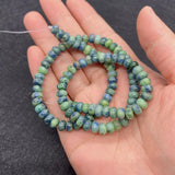 Turquoise Bead Spacer Charm for Jewelry Making