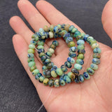 Turquoise Bead Spacer Charm for Jewelry Making
