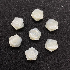 10PCS Mother of Pearl Shell Beads for Jewelry Making Earrings