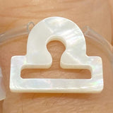 Zodiac Shell Bead Charm for DIY Jewelry Making