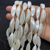 Natural Orange Petal Fritillaria Beads for DIY Jewelry Making
