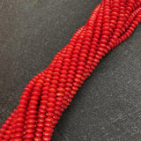 Natural Coral Beads Flat Round Shape Loose Beads for Jewelry Making