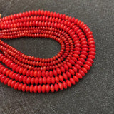 Natural Coral Beads Flat Round Shape Loose Beads for Jewelry Making