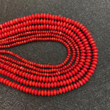 Natural Coral Beads Flat Round Shape Loose Beads for Jewelry Making
