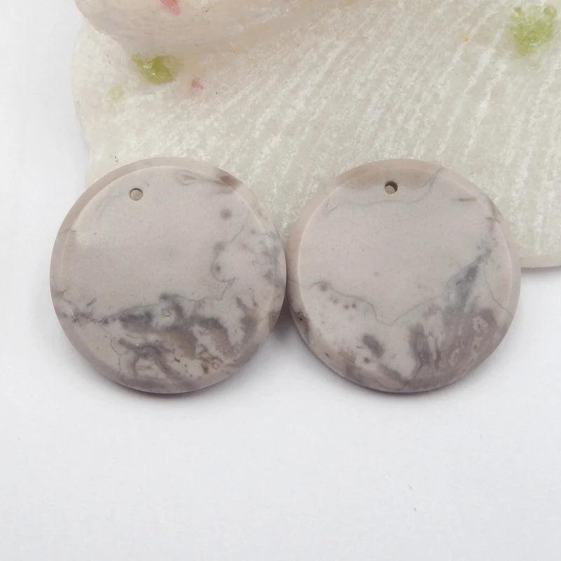Purple Agate Women Earrings 22x3mm - Birthday Gift