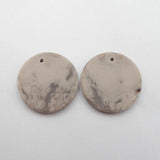 Purple Agate Women Earrings 22x3mm - Birthday Gift