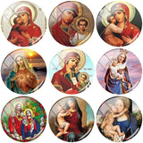 Glass Cabochons Religion DIY Necklace Making Kit Gift