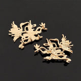10 PCS KC Plated Alloy Flying Crane Hairpin Retro Headdress