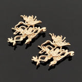 10 PCS KC Plated Alloy Flying Crane Hairpin Retro Headdress