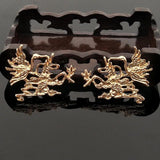 10 PCS KC Plated Alloy Flying Crane Hairpin Retro Headdress