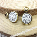 30 pcs Vintage Watches Pendant Antique Bronze for Bracelets Necklace DIY