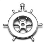 Stainless Steel Rudder Anchor Pendant Charms DIY Jewelry Making Supplies