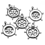 Stainless Steel Rudder Anchor Pendant Charms DIY Jewelry Making Supplies