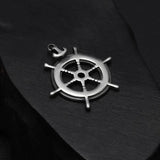 Stainless Steel Rudder Anchor Pendant Charms DIY Jewelry Making Supplies