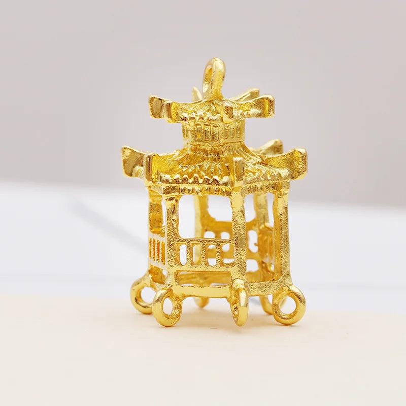 10 Pcs 24.5x30mm Metal Pendant Charms Jewelry Making DIY Material