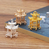 10 Pcs 24.5x30mm Metal Pendant Charms Jewelry Making DIY Material