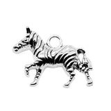 10pcs 30x20mm Horse Charms Antique Silver Plated Findings Jewelry Making