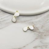 10pcs Cartoon Sunglasses Metal Charm DIY Accessory for Jewelry Making