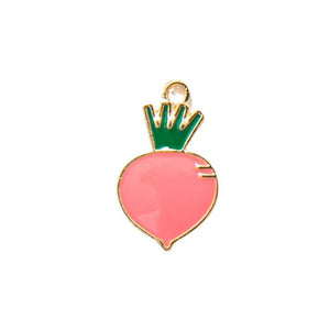 10pcs Small Carrots Raddish Charms for DIY Jewelry Making