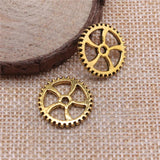20pcs 18mm Gear Charms Antique Plated Zinc Alloy Charms Pendant