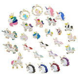 27pcs Horse Unicorn Metal Charms for DIY Jewelry Making Bulk Accessory