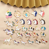 27pcs Horse Unicorn Metal Charms for DIY Jewelry Making Bulk Accessory