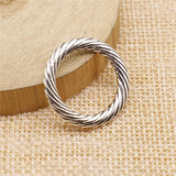 10pcs Antique Silver Plated Ring Pendant Charms for Jewelry Making