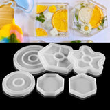 Silicone Fruit Disc Tea Tray Coaster Mold DIY Epoxy Kit