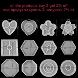 Silicone Fruit Disc Tea Tray Coaster Mold DIY Epoxy Kit