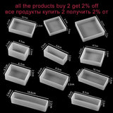 Silicone Rectangle Molds for DIY Pendant Jewelry Making