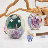 DIY Round Ball Night Light Silicone Mould Candle Holder Crafts Ornament