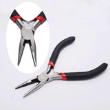 DIY Jewelry Tools Set - Pliers, Tweezers, Copper Rings