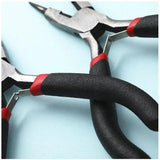 DIY Jewelry Tools Set - Pliers, Tweezers, Copper Rings