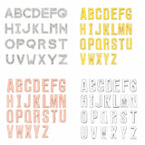 26pcs 18mm Slide Letters Rhinestone A-Z for Pet Collar DIY Accessories