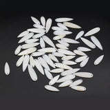 5Pcs Shell Pendant Leaf-Shaped Beads Jewelry Making DIY Necklace Earrings