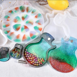 Triangle Guitar Pick Resin Mould Silicone Guitar Pick Box Mould