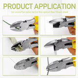 Glass Pliers for Watchmakers Repair, Stem Cutter Pliers