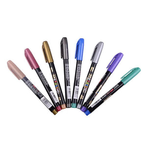 8 Colors Metallic Permanent Marker Set for DIY Jewelry Mold
