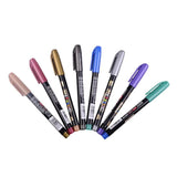8 Colors Metallic Permanent Marker Set for DIY Jewelry Mold