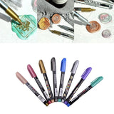 8 Colors Metallic Permanent Marker Set for DIY Jewelry Mold
