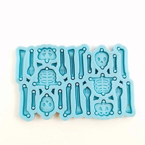 Halloween Epoxy Resin Skull Earrings Silicone Mold