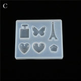 DIY UV Resin Liquid Silicone Mold Pendant Charms for Earrings Necklace