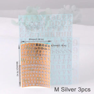 Nummers Letters Glitter Silicone Mold DIY Jewelry Set Kit