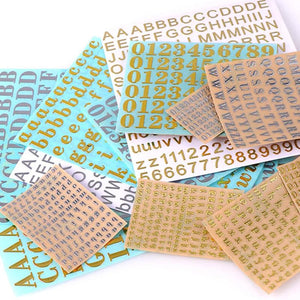 Nummers Letters Glitter Silicone Mold DIY Jewelry Set Kit