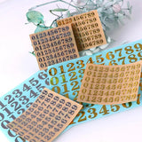 Nummers Letters Glitter Silicone Mold DIY Jewelry Set Kit