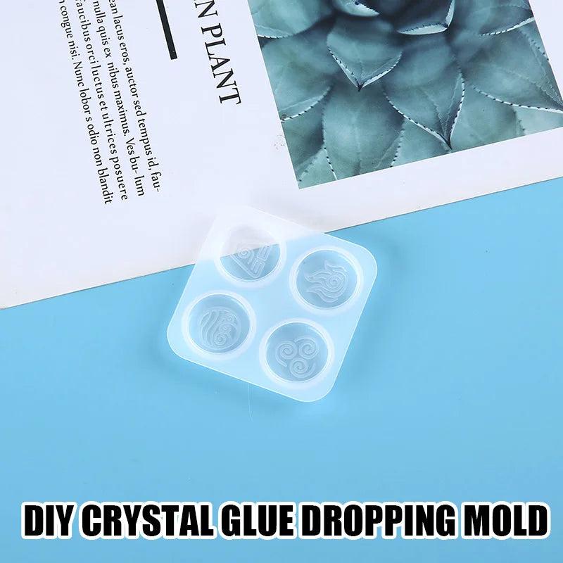 4 Cavity Religious Symbol Resin Casting Silicone Molds DIY Jewelry Crafts