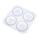 4 Cavity Religious Symbol Resin Casting Silicone Molds DIY Jewelry Crafts