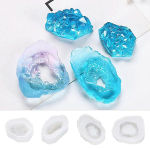 Crystal Cluster Silicone Mold DIY Crafts Necklace Pendant Resin Mold